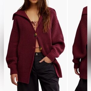 Free People swim too deep Cardigan